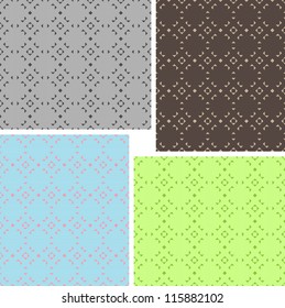 Classic pattern with repetitive triangle decorative elements