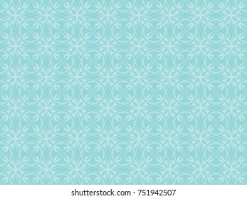Classic pattern vector. modular butterfly. blue on blue background. Design for wallpaper, textile, background, wrapping.