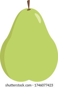 The classic pear. vector illustration 