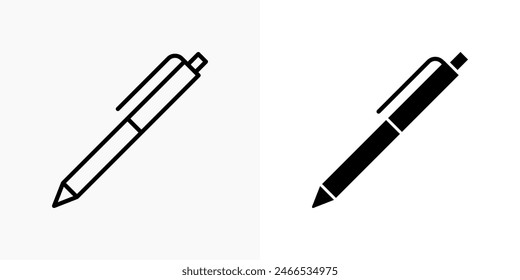 Classic pen icon. Pen vector illustration isolated.