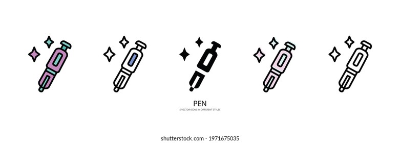 CLASSIC PEN VECTOR TYPE ICON