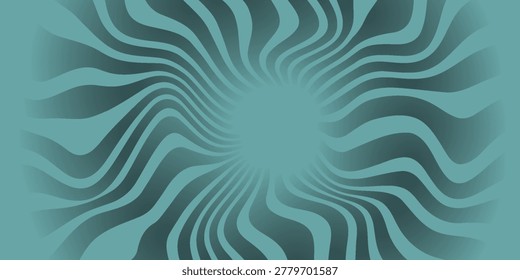 Classic pewter gray abstract background with rays retro starburst. Radial spiral stripes backdrop. Glowing comic sunburst texture. Classic sun rays pattern. Spiral and twist radial striped backdrop
