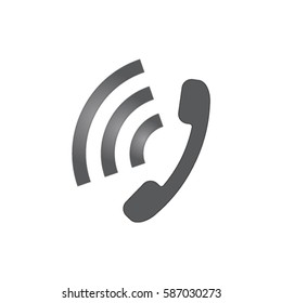 Classic phone vector icon