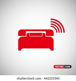 Classic Phone. Vector icon eps.10