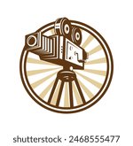 Classic Photography Camera Design Illustration vector eps format , suitable for your design needs, logo, illustration, animation, etc.