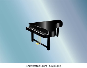 classic piano ( background on separate layer )