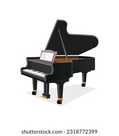 classic piano with good quality and good design