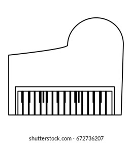 Classic piano instrument
