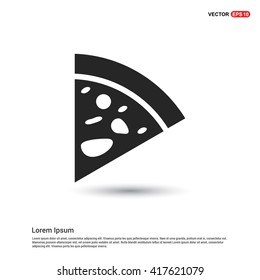 Classic pizza icon 