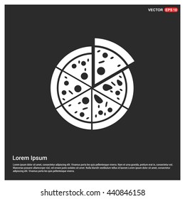 Classic pizza icon