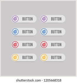 Classic pizza icon - Free vector icon
