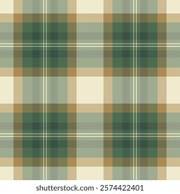 Classic plaid fabric pattern, ideal for upscale garments, stylish home decor, and luxurious accessories. A seamless design with a refined finish.