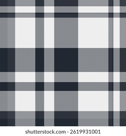 Classic plaid pattern in grayscale. Timeless design, perfect for backgrounds, textiles, or adding a touch of heritage to your project. Versatile  adaptable