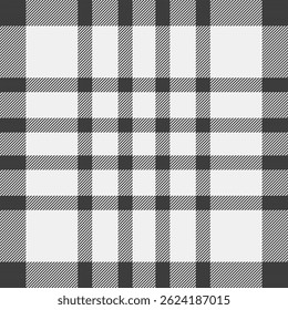 Klassisches kariertes Muster in Grau und Weiß. Vielseitiger Hintergrund für Designs, Mode, Textilien und Markenprojekte. Zeitloses, strukturiertes Design-Element.