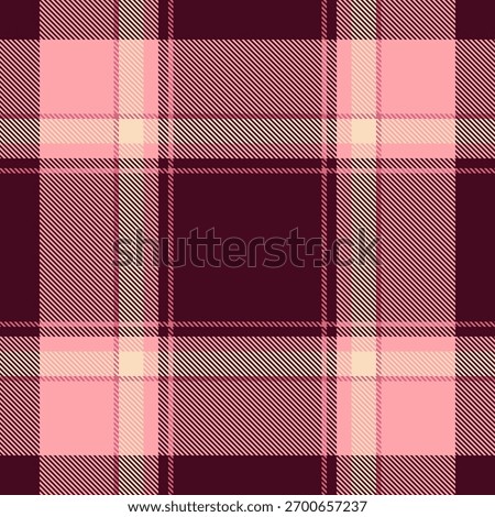 Classic plaid pattern in pink, cream and burgundy tones. A timeless design. Use for backgrounds, fabrics, graphic projects. Versatile, elegant texture.