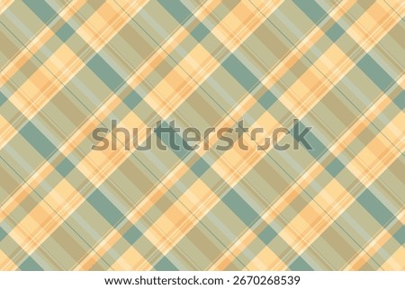 Classic plaid pattern in soft, muted colors of gold, green and tan. Ideal for backgrounds, textiles, or adding a touch of rustic charm to any project.