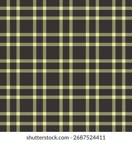 Classic plaid pattern in subdued tones. Seamless tartan design ideal for textile prints, backgrounds, or fashion inspiration. Versatile, timeless, and adaptable.