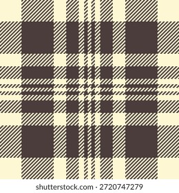 Classic plaid pattern. A textile design featuring intersecting stripes and squares in neutral colors, creating a versatile and timeless visual texture for backgrounds and prints.