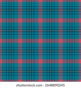 Classic plaid pattern. A versatile, timeless textile background. Could symbolize tradition, heritage, or cozy comfort. Ideal for design, fashion or holiday themes.