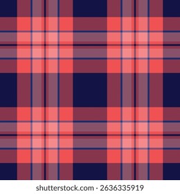 Classic plaid pattern, vibrant red and deep blue. Perfect for backgrounds, textiles, or adding a touch of tradition to your design. Timeless style
