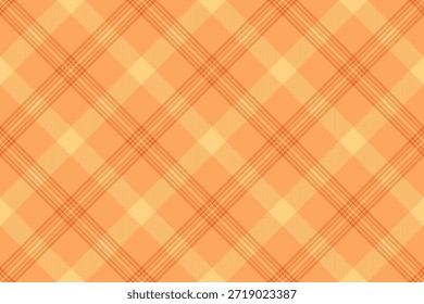 Klassisches kariertes Muster in warmen, erdigen Orangetönen. Eine nahtlose Textur, perfekt für Hintergründe, Textilien, Herbstthemen und gemütliche Designs. Vielseitig und zeitlos.