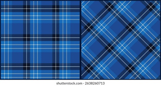 classic plaid seamless pattern vector. Background graphic tartan fashion design use for print, texture, cloth, fabric, flannel.