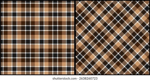 classic plaid seamless pattern vector. Background graphic tartan fashion design use for print, texture, cloth, fabric, flannel.
