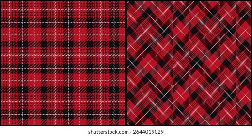 Vetor de padrão sem costura clássico. Plano de fundo gráfico tartan design de moda uso para impressão, textura, pano, tecido, flanela.