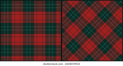 Vetor de padrão sem costura clássico. Plano de fundo gráfico tartan design de moda uso para impressão, textura, pano, tecido, flanela.