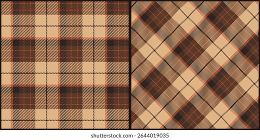 Vetor de padrão sem costura clássico. Plano de fundo gráfico tartan design de moda uso para impressão, textura, pano, tecido, flanela.