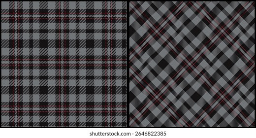 Vetor de padrão sem costura clássico. Plano de fundo gráfico tartan design de moda uso para impressão, textura, pano, tecido, flanela.	