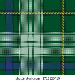 Classic Plaid Tartan (Navy Blue, Yellow, green, black) Seamless Pattern for shirt printing,clothes, dresses, tablecloths, blankets, bedding, paper,quilt,fabric or textile products. Vector illustration