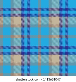 Classic Plaid Tartan Seamless Pattern Background