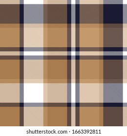 Classic Plaid Tartan Seamless Pattern for shirt printing, fabric, textiles, jacquard patterns, backgrounds and websites

