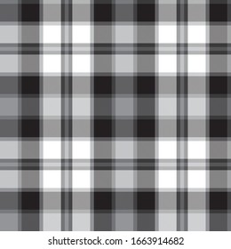 Classic Plaid Tartan Seamless Pattern for shirt printing, fabric, textiles, jacquard patterns, backgrounds and websites
