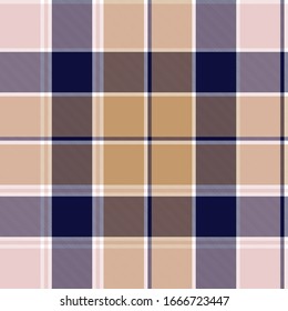 Classic Plaid Tartan Seamless Pattern for shirt printing, fabric, textiles, jacquard patterns, backgrounds and websites