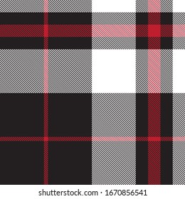 Classic Plaid Tartan Seamless Pattern for shirt printing, fabric, textiles, jacquard patterns, backgrounds and websites
