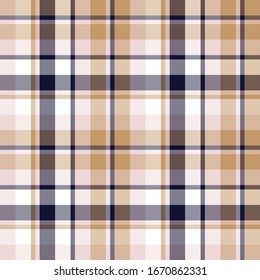 Classic Plaid Tartan Seamless Pattern for shirt printing, fabric, textiles, jacquard patterns, backgrounds and websites
