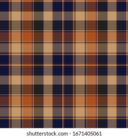 Classic Plaid Tartan Seamless Pattern for shirt printing, fabric, textiles, jacquard patterns, backgrounds and websites
