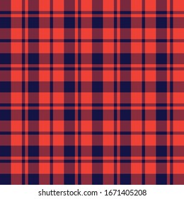 Classic Plaid Tartan Seamless Pattern for shirt printing, fabric, textiles, jacquard patterns, backgrounds and websites
