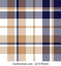 Classic Plaid Tartan Seamless Pattern for shirt printing, fabric, textiles, jacquard patterns, backgrounds and websites
