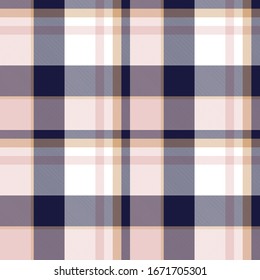 Classic Plaid Tartan Seamless Muster für Hemddruck, Stoff, Textilien, Jacquardmuster, Hintergründe und Websites
