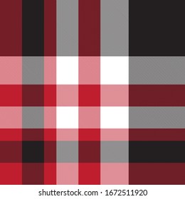 Classic Plaid Tartan Seamless Pattern for shirt printing, fabric, textiles, jacquard patterns, backgrounds and websites
