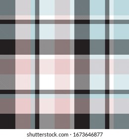 Classic Plaid Tartan Seamless Pattern for shirt printing, fabric, textiles, jacquard patterns, backgrounds and websites
