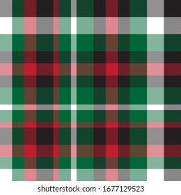 Classic Plaid Tartan Seamless Pattern for shirt printing, fabric, textiles, jacquard patterns, backgrounds and websites