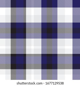 Classic Plaid Tartan Seamless Pattern for shirt printing, fabric, textiles, jacquard patterns, backgrounds and websites