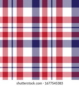 Classic Plaid Tartan Seamless Pattern for shirt printing, fabric, textiles, jacquard patterns, backgrounds and websites