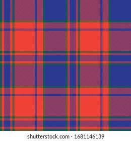 Classic Plaid Tartan Seamless Pattern for shirt printing, fabric, textiles, jacquard patterns, backgrounds and websites
