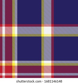 Classic Plaid Tartan Seamless Pattern for shirt printing, fabric, textiles, jacquard patterns, backgrounds and websites