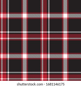 Classic Plaid Tartan Seamless Pattern for shirt printing, fabric, textiles, jacquard patterns, backgrounds and websites